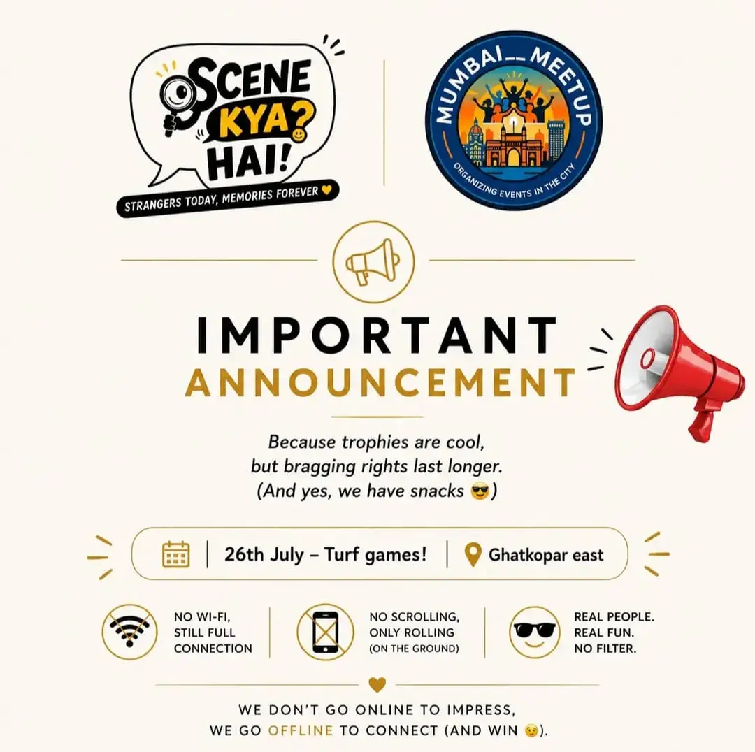 SCENE KYA HAI × Mumbai Meetup — Turf Games, Ghatkopar East