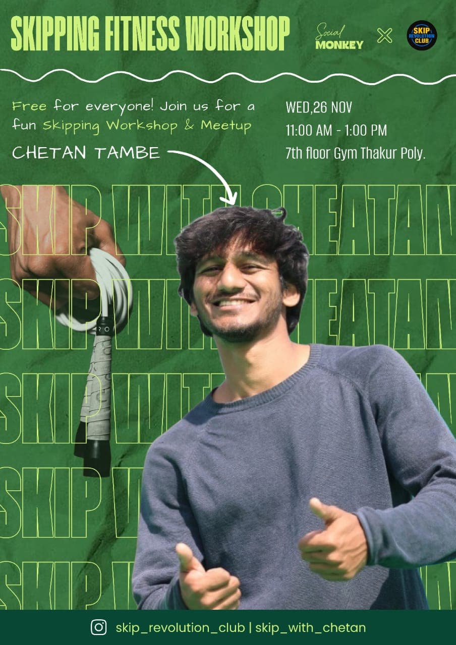 Jump Rope Workshop Poster